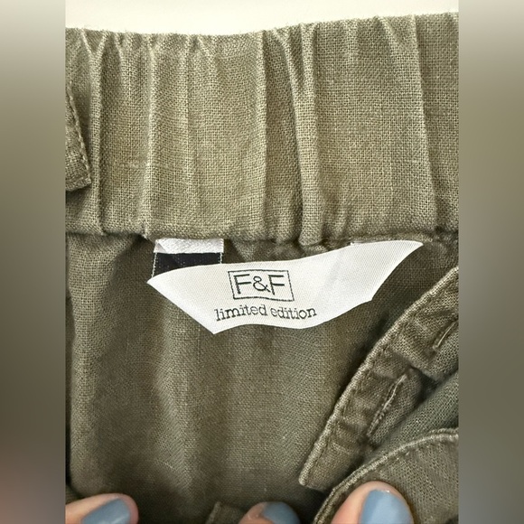 F&F Limited Edition Linen & Cotton Short Romper, size 10. - Picture 7 of 9